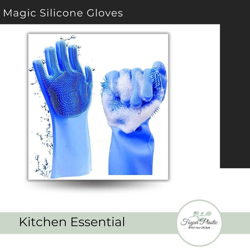 Magic Washing Gloves - Pair of Silicone Washing Gloves