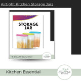 Airtight Kitchen Storage Jars