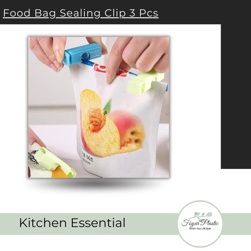 Food Bag Sealing Clip 3 Pcs