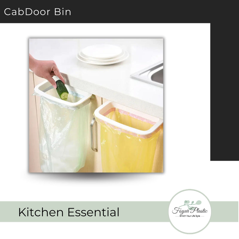 Cabinet Door Hanging Trash Holder Dustbin