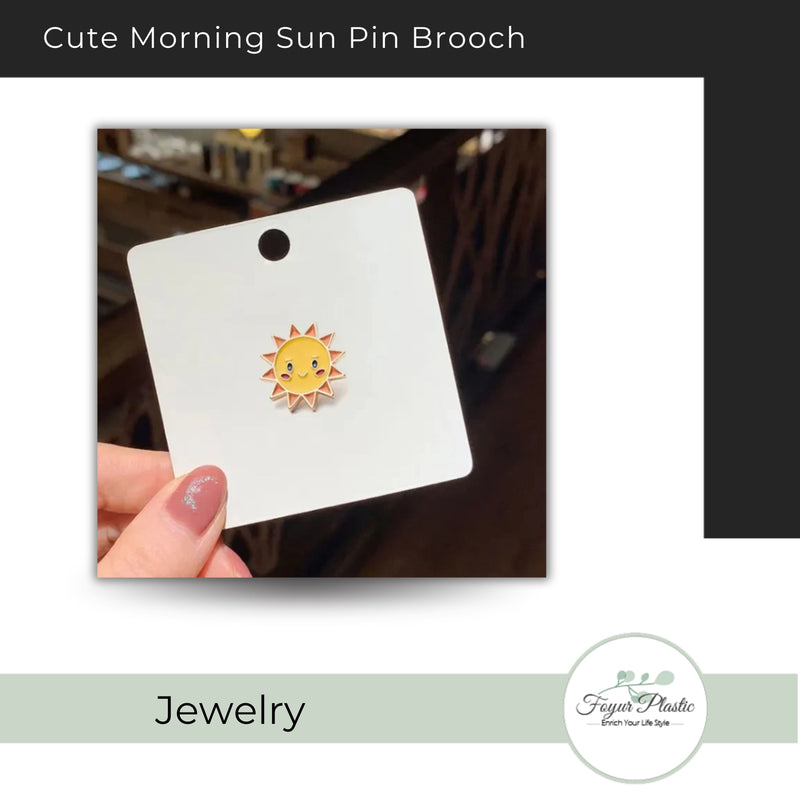 Cute Morning Sun Pin Brooch