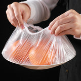 Pack of 100 - Disposable Plastic food Wrap