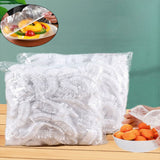Pack of 100 - Disposable Plastic food Wrap