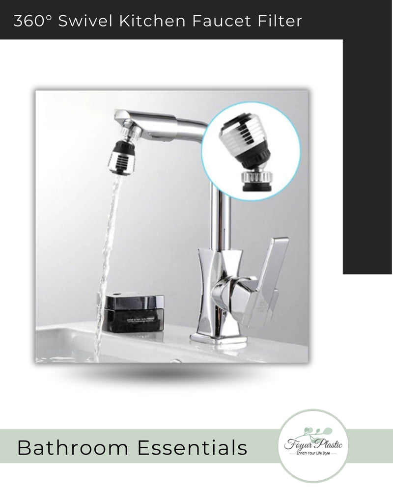 360° Free Swivel Newest Kitchen Filter Water Stream Faucet.