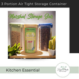 3 Portion Air Tight Storage Container