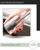 Silicone Bottle Cleaning Brush with Long Handle