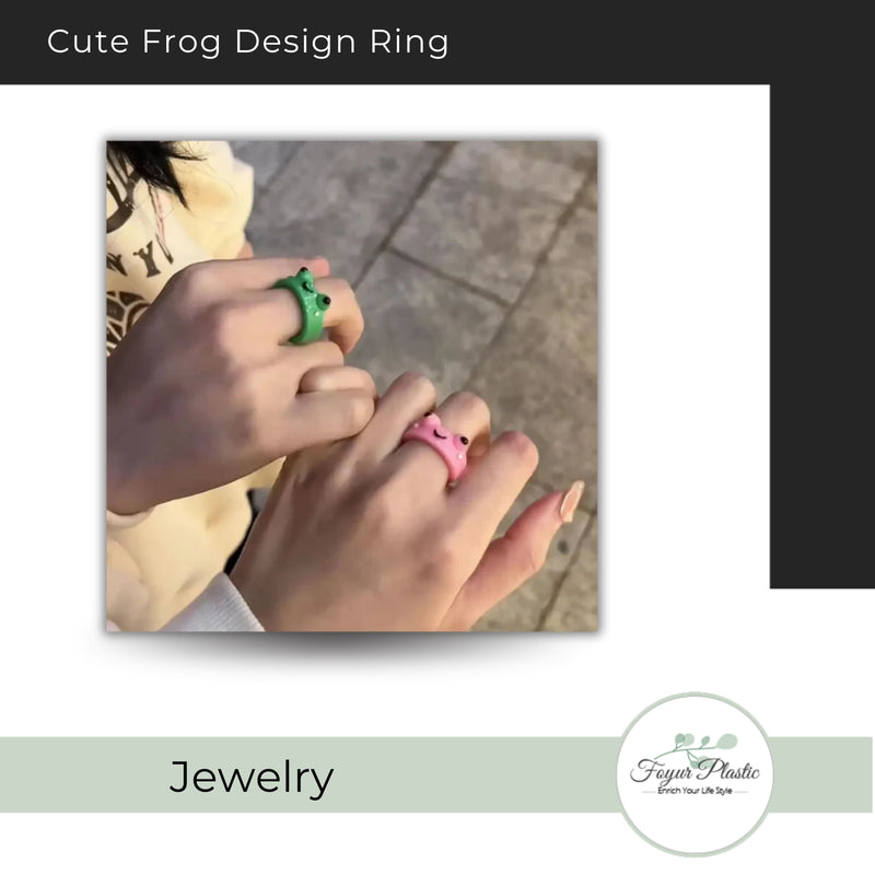 Cute Frog Design Ring