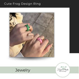 Cute Frog Design Ring