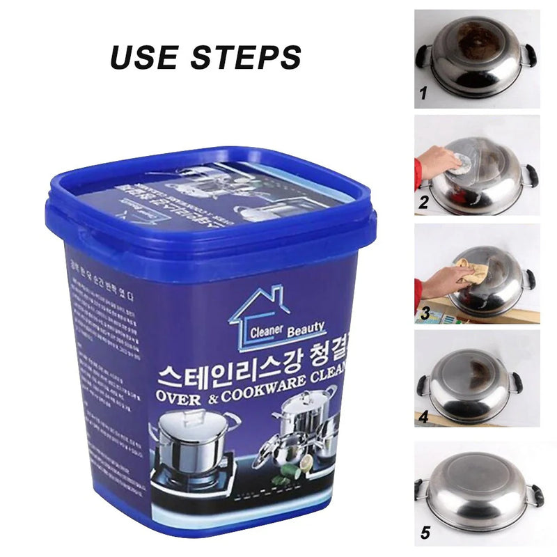 Stainless Steel Cleaning Paste Remove Stains Multi-Purpose Cleaner Home Kitchen Bathroom Accessories