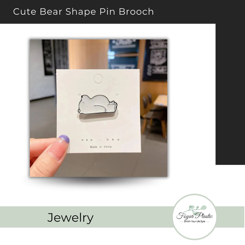 Cute Bear Shape Pin Brooch