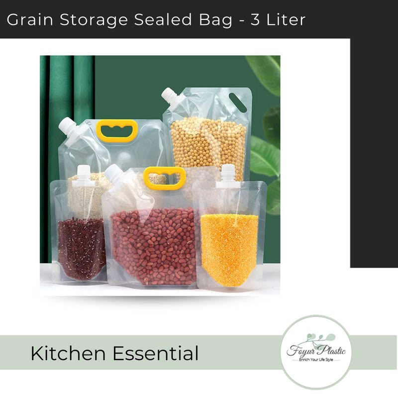 Grain Storage Sealed Bag - 3 Liter