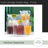Grain Storage Sealed Bag - 3 Liter