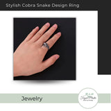 Stylish Cobra Snake Design Ring