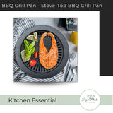 BBQ Grill Pan - Stove-Top BBQ Grill Pan
