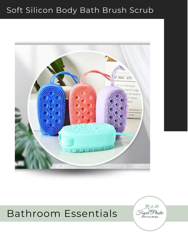 Soft Silicon Body Bath Brush Scrub