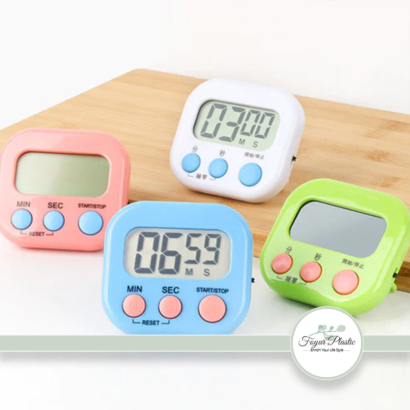 Mechanical Cooking Digital Kitchen Timer Manual Countdown Alarm Clock
