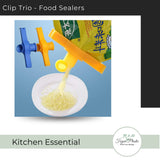 Pack of 3 - Food Sealing Clips for Multipurpose Use
