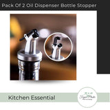 Pack Of 2 Oil Dispenser Bottle Stopper
