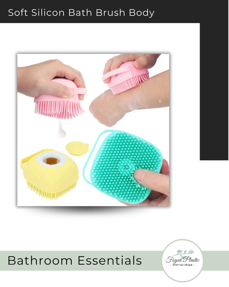 Soft Silicon Bath Brush Body