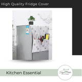 High Quality Fridge Cover with 6 Pockets Organizer