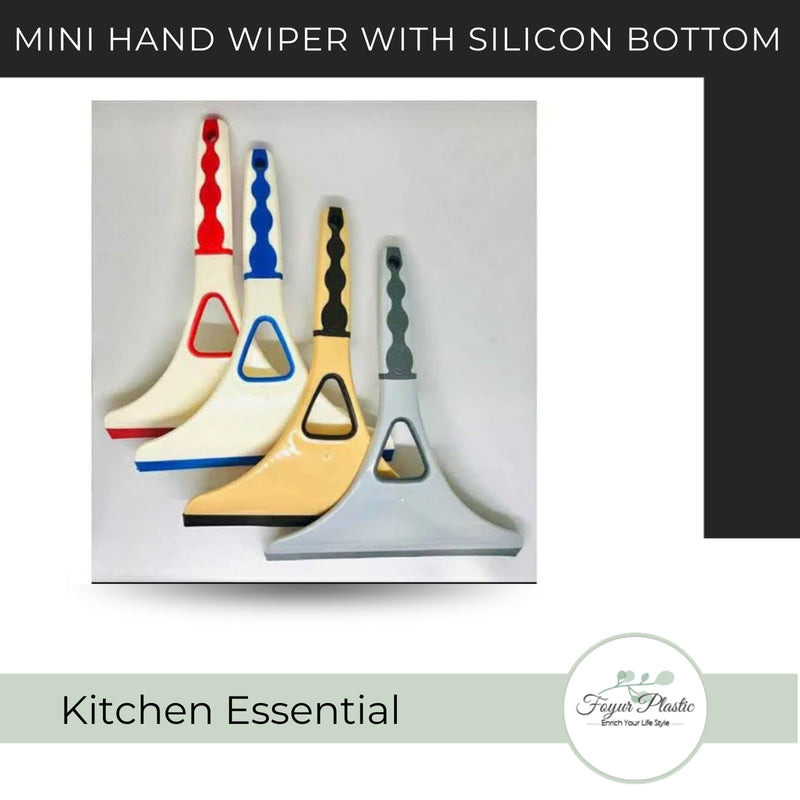 FLEXO PLASTIC MINI HAND WIPER WITH SILICON BOTTOM GRIP