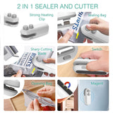 Bag Sealer Rechargeable 2 In 1 Heavy Duty