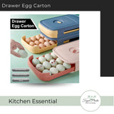 Plastic Storage Containers Drawer Organizer and Egg Tray.