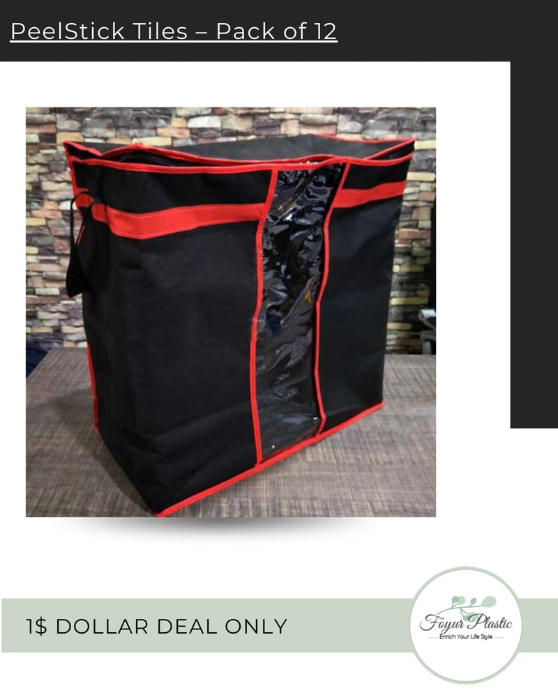 1 Piece - Black Storage Organizer Bag