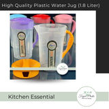 High Quality Plastic Water Jug (1.8 Liter).