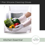 1 Pair Silicone Cleaning Gloves
