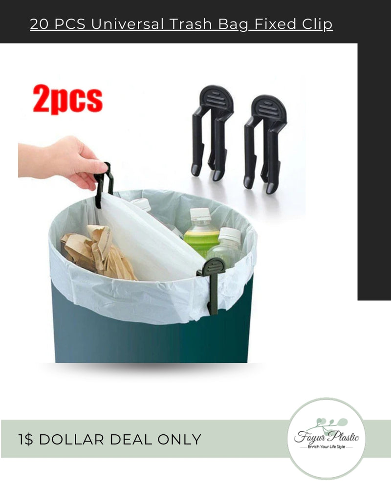 20 PCS Universal Trash Bag Fixed Clip.
