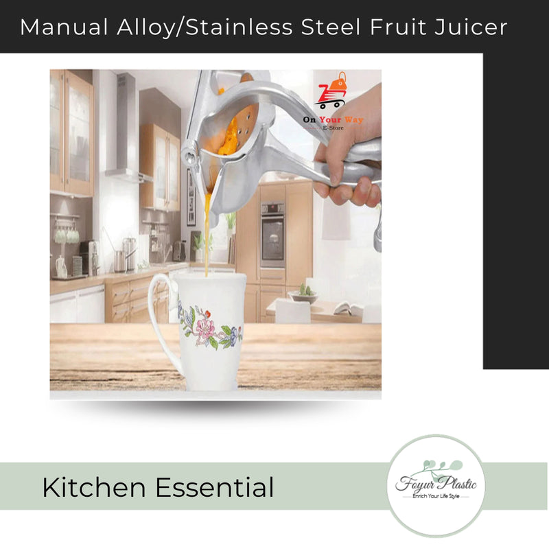 Aluminum Alloy/Stainless Steel Manual Hand Press Juicer Squeezer Household Fruit Juicer Extractor Machine Kitchen Tools&Gadgets