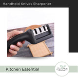 Handheld Knives Sharpener Multi-function 3 Stages Type Quick Knife Sharpen.