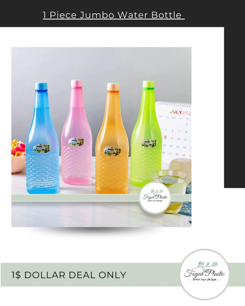 1 Piece Jumbo Water Bottle With Beautiful Design