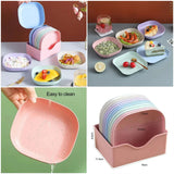 10 Pcs Multipurpose Plate Set With Holder