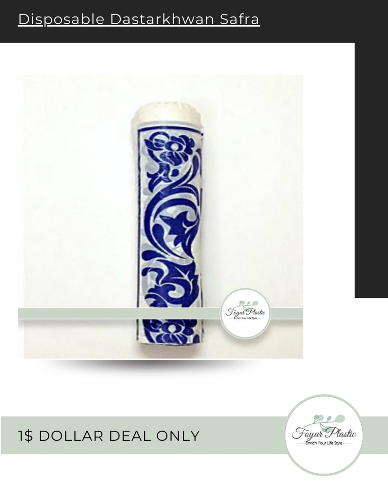 Disposable Dastarkhwan Safra (1 Roll of 25 Sheets)