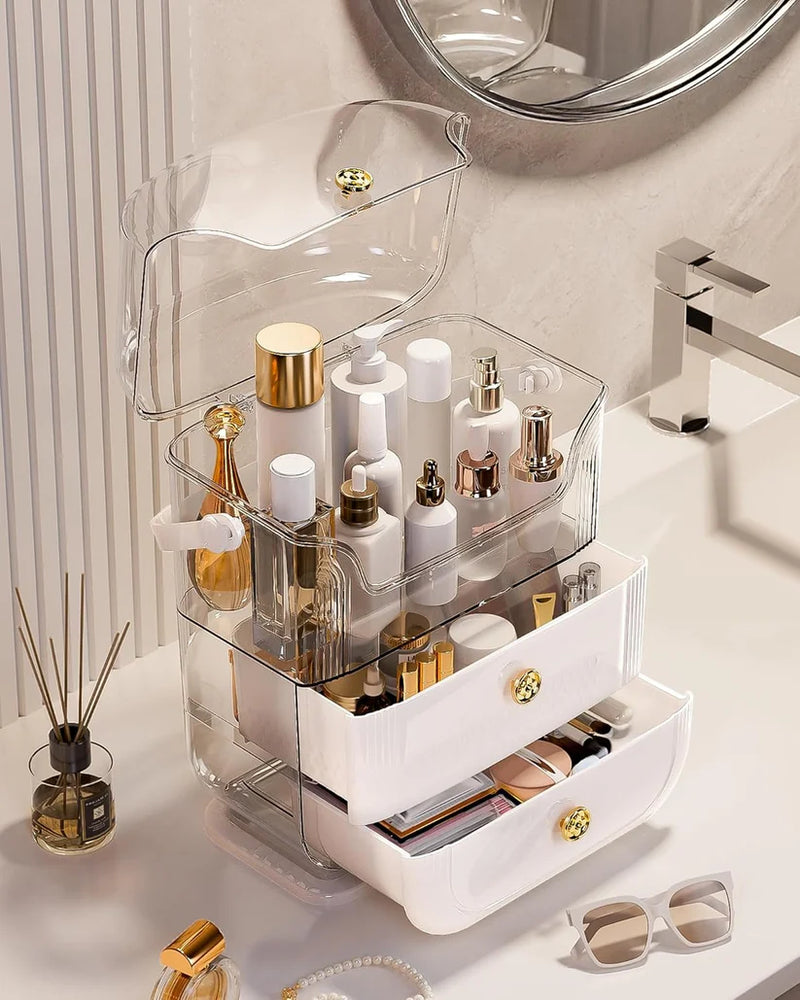 2 Drawer Premium Makeup Organizer Box