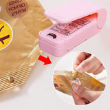 Portable Mini Sealing Machine Package Storage Tool Heat Sealer Handy Sticker and Seals for Food Snack Kitchen Accessories