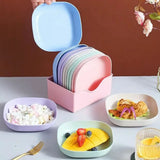 10 Pcs Multipurpose Plate Set With Holder