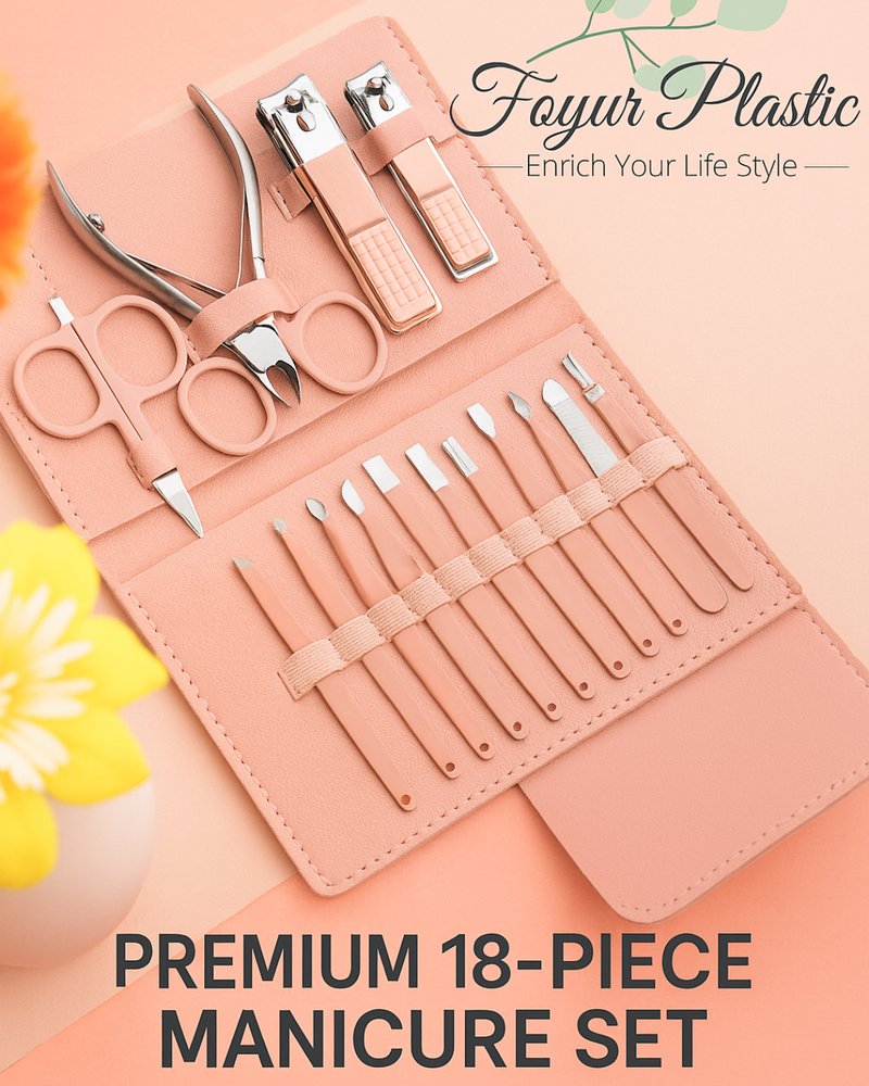 Nail Clippers Manicure 18pcs Set