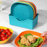 10 Pcs Multipurpose Plate Set With Holder