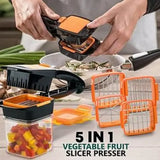 Manual 5 in 1 Vegetable Cutter Nicer Dicer.