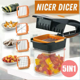 Manual 5 in 1 Vegetable Cutter Nicer Dicer.