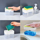 2-in-1 Pump Soap Dispenser and Sponge Caddy.