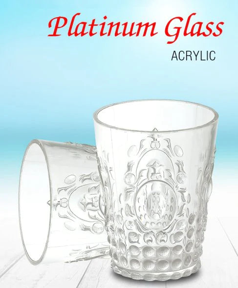 Pack of 6 - Acrylic Water Glasses