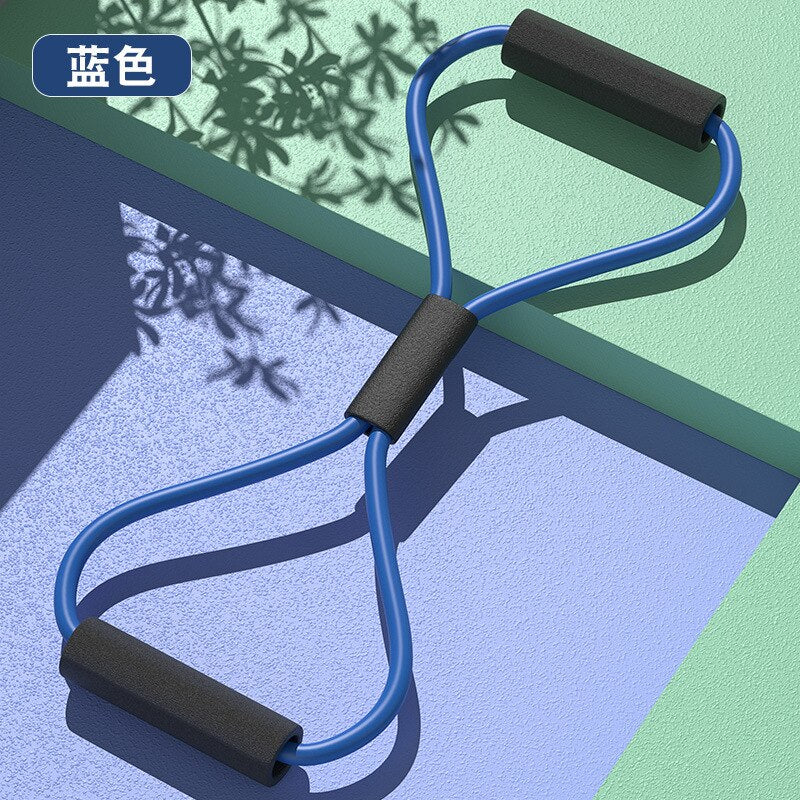 Exercise Chest Stretcher Resistance Exercise Band With Comfortable Handles.