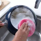 Pack of 3 - Silicone Dish Round Sponge for Multipurpose Use