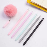 Cute Faux Fur Pom Pom Ball Pen.