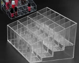 24 Grid Stand Solid Lip Stick Cosmetic Storage Box Organizer Case Makeup Display Holder Transparent