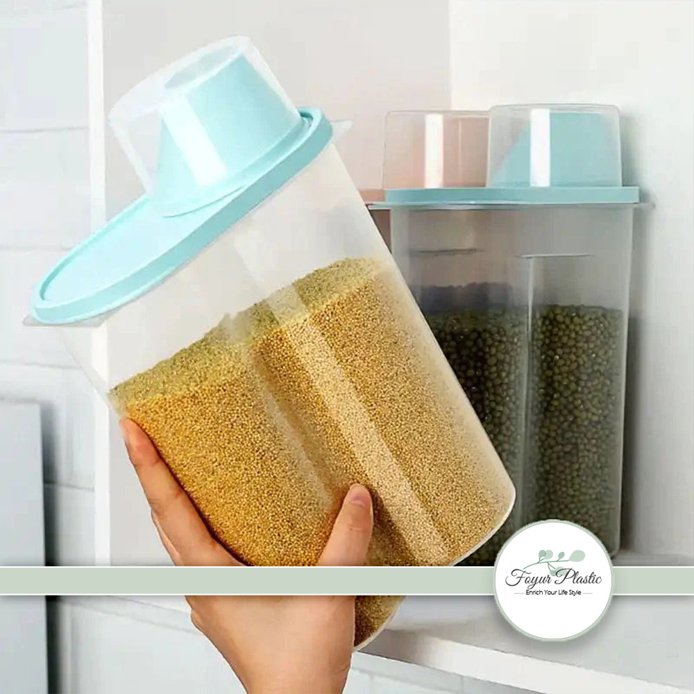Airtight Food Storage Containers With Lid Cereal Dispenser Pantry